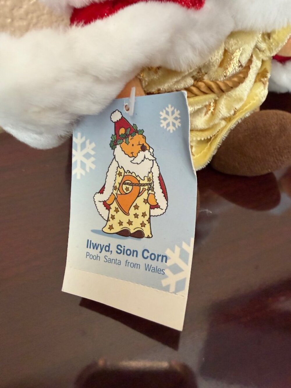 Disney Store 12 Days of Pooh International Santa Plush Vintage Lot of 3 - Picture 11 of 14